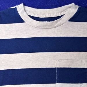 GAP  KIDS NAVY GRAY STRIPE TEE SHIRT SIZE XS-4/5